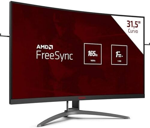 Monitor Gamer AOC Agon 32 Curvo 165Hz 1ms FreeSync AG323FCXE