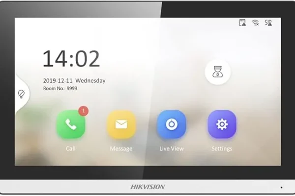 VÍDEO PORTEIRO HIKVISION DS-KH6350-WTE1: SEGURANÇA E TECNOLOGIA PARA SUA CASA TELA TOUCH PARA VÍDEO PORTEIRO