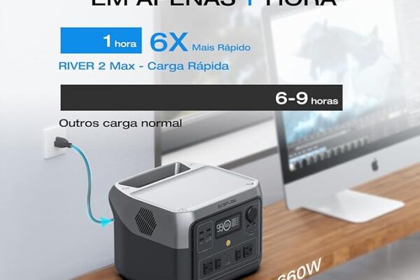 ECOFLOW RIVER 2 Max: Sua Fonte de Energia Portátil para Todas as Aventuras ecoflow